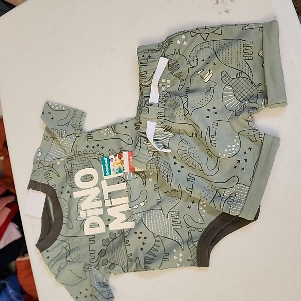 Dino Mite 0-3 Months Outfit